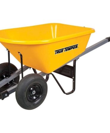 6 Cu. ft. Poly Wheelbarrow with Dual Wheels RP6DWLG8