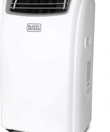 BLACK+DECKER 14,000 BTU Portable Air Conditioner with Heat and Remote Control, White