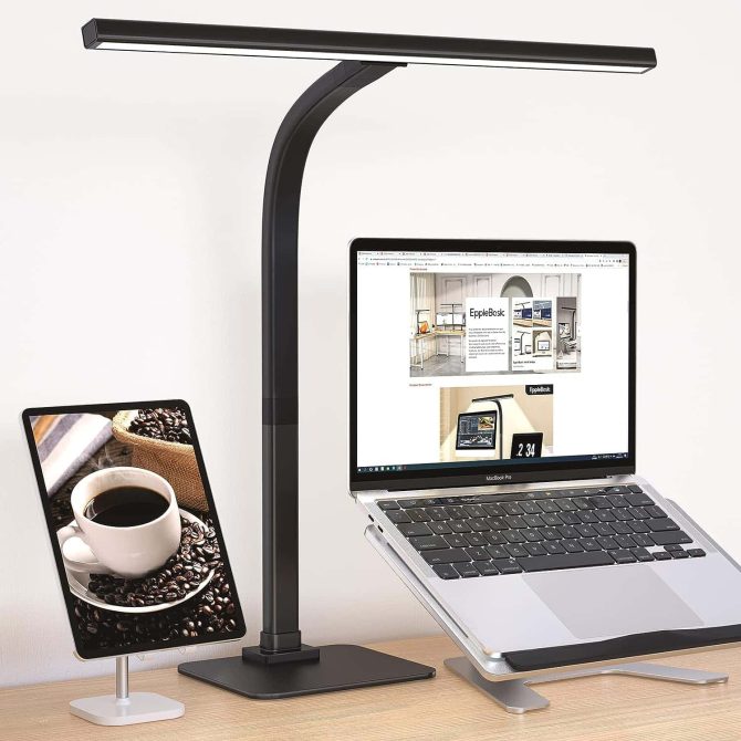 EppieBasic Led Desk Lamp, Architect Desk Lamps for Home Office Black - Image 8