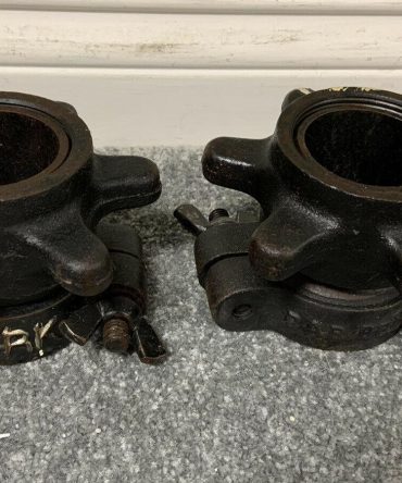 2 Lot 5 Lbs Vintage York Olympic Spin Lock Collars For Weight Bar (10 pounds)