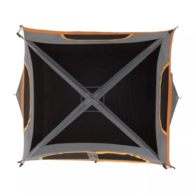 Core Equipment 6 Person Straight Wall Tent Orange - Image 18