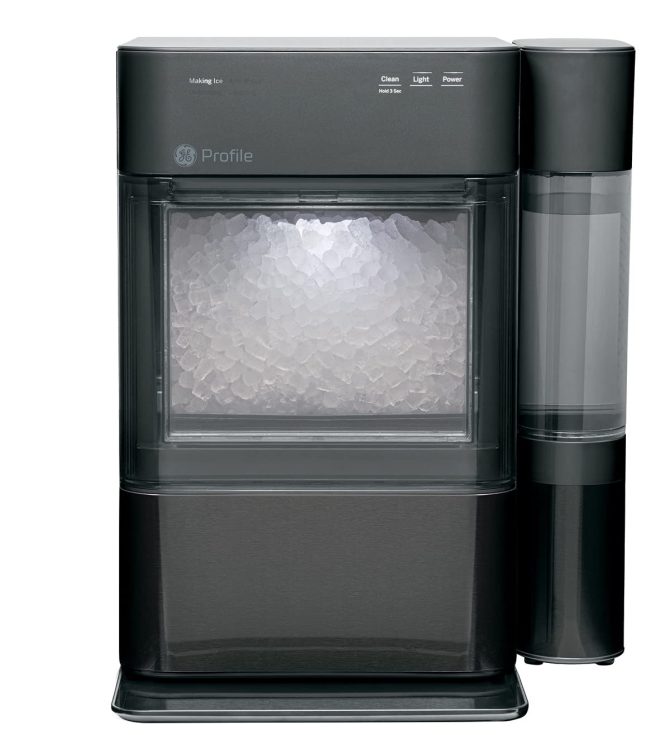 GE Profile Opal 2.0 | Countertop Nugget Ice Maker | Ice Machine with WiFi Connectivity | Smart Home Kitchen Essentials | Black Stainless - Image 11