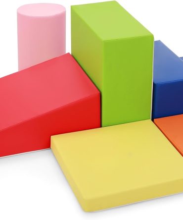 Set of 6 Foam Climbing Blocks for Toddlers – Indoor Baby Climbing Toys for Toddlers
