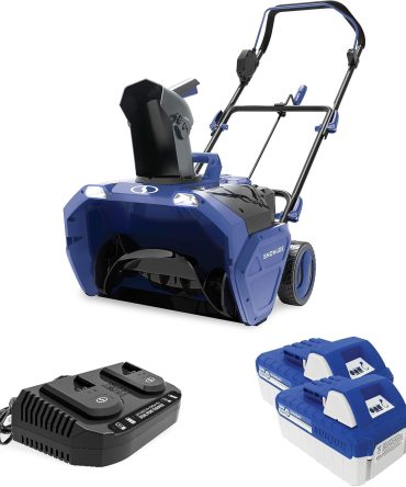 24V-X2-20SB 20-Inch 48 Cordless Snow Blower, Kit (w/2 x 24-Volt 4.0-Ah Batteries and Charger)