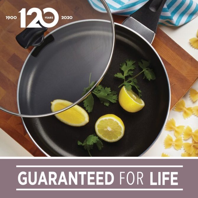 Farberware Dishwasher Safe Aluminum Nonstick Cookware Set, 15-Piece Black - Image 23