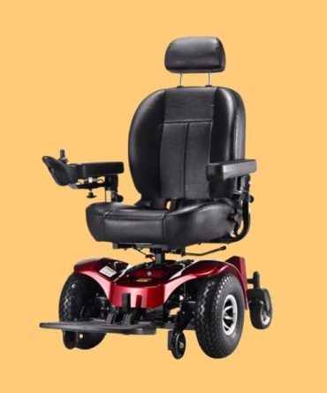FREERIDER USA APOLLO II 33/50AH Heavy Duty 2WD All Terrain Electric Powered Wheelchair, 470LBS (95861472)