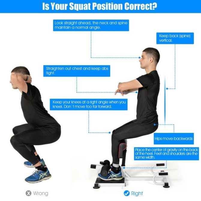 Premium All-In-One Home Gym Squat Machine Equipment W/ Anti-Skid Pads - Image 4