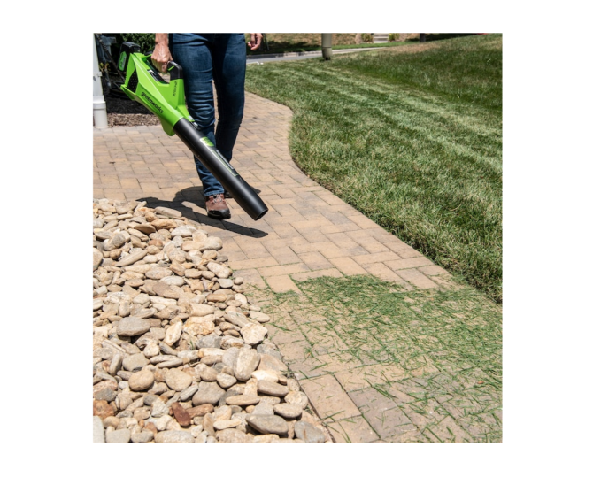 BL24L410 24-volt 450-CFM 110-MPH Brushless Handheld Cordless Electric Leaf Blower 4 Ah (Battery Charger Included) - Image 22
