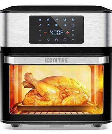 10-in-1 Air Fryer Oven, 20 Quart Airfryer Toaster Oven Combo, 1800W Large Air Fryers, Convection Toaster Oven with Rotisserie Dehydrator, ETL Certified