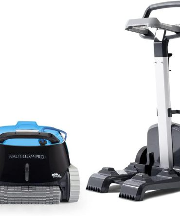 Robotic Pool Vacuum Cleaner All Pools up to 33 FT – Wall Climbing Scrubber Brush