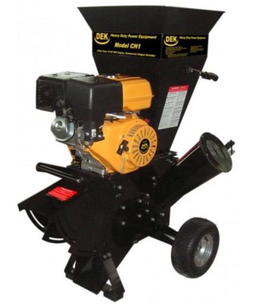 4 in. 15 420cc GAS Powered Self-Feeding Duty Chipper Shredder with Trailer Hitch, Gloves, Goggles Included