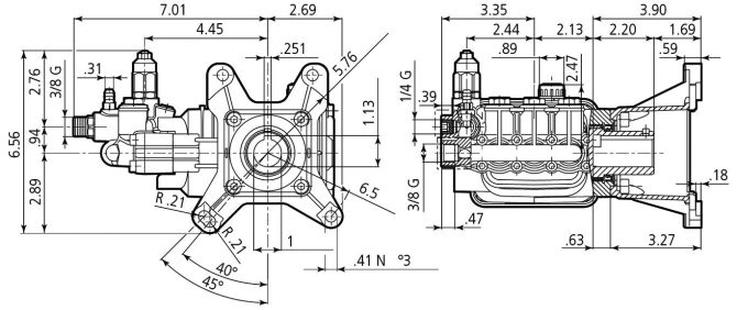 Annovi Reverberi RSV4G40HD-F40-EZ Pump, RSV4G40 - Image 5