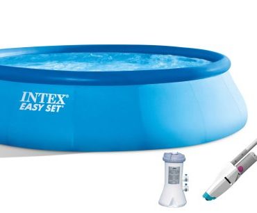 15 x 42 Easy Set Pool with 1000 GPH Pump Kokido Telsa 10 Pool Vacuum