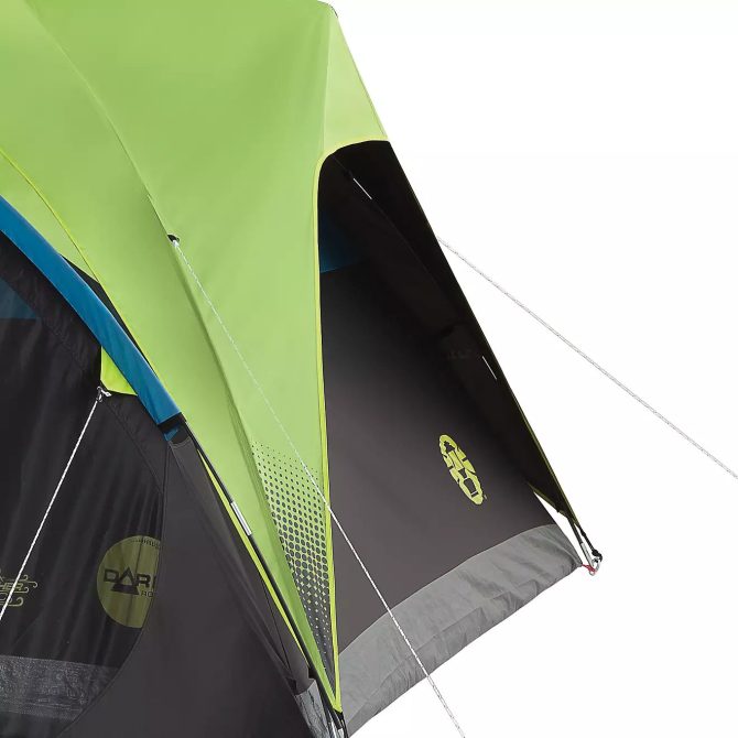 Carlsbad 4 Person Dome Tent with Screen Room Grey/Bright Green - Image 14