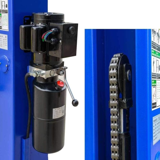 10K LBS Heavy Duty 2 Post Car Auto Truck Vehicle Garage Hoist Lift (97531625) - Image 12