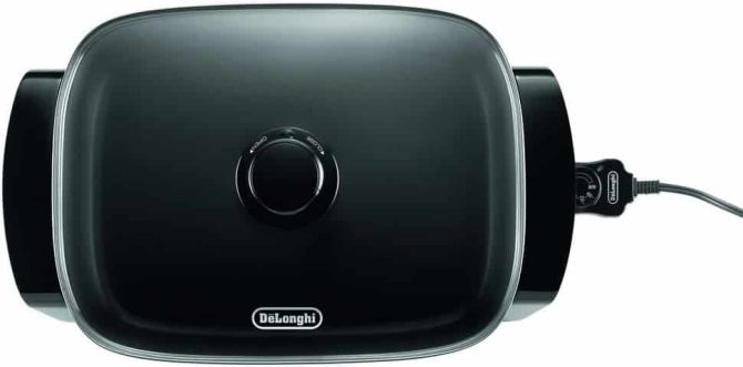 De Longhi Electric Skillet with Tempered Glass Lid, 16 X 12 , Black - Image 12