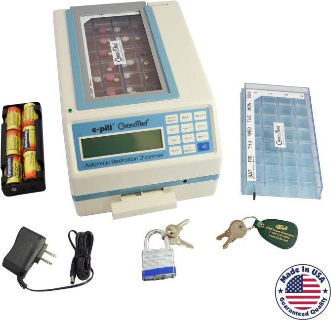 CompuMed – Tamper Resistant Automatic Pill Dispenser – AC Powered - Image 2