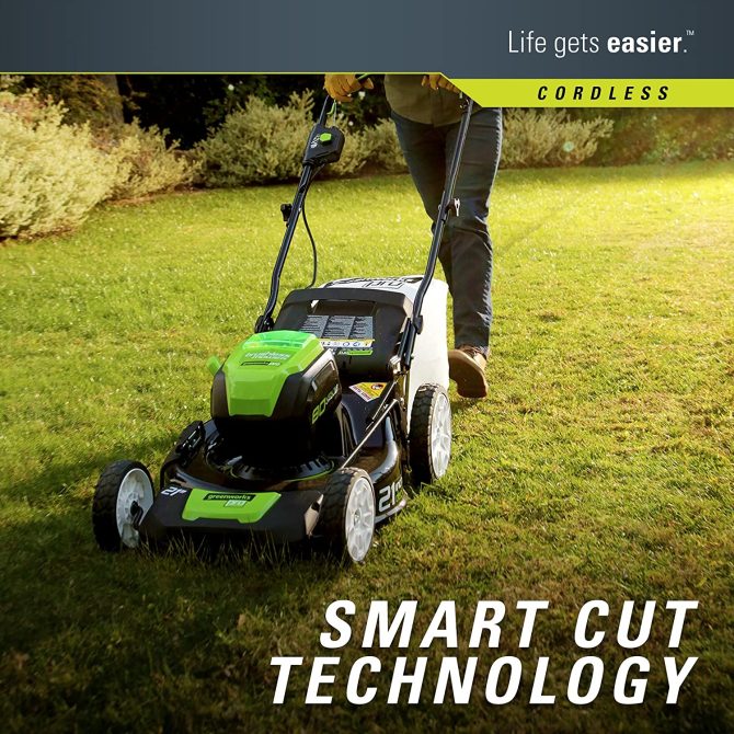 21-Inch 80V Lawn Mower, (2) 2Ah Batteries and Charger Included GLM801601 - Image 10