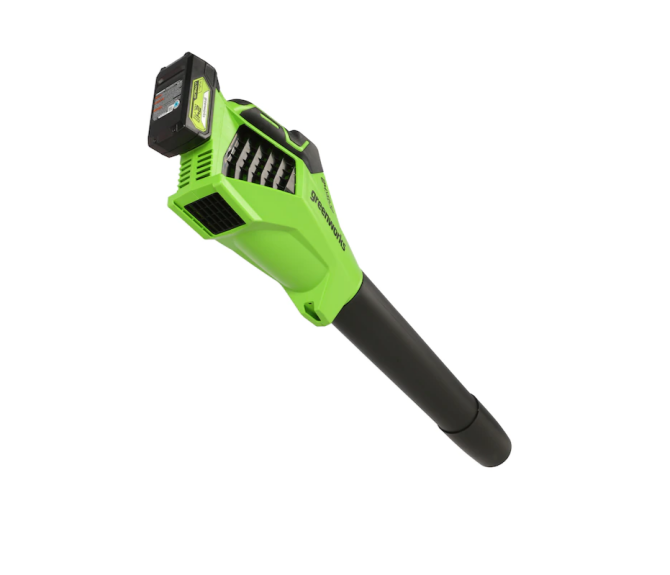BL24L410 24-volt 450-CFM 110-MPH Brushless Handheld Cordless Electric Leaf Blower 4 Ah (Battery Charger Included) - Image 17