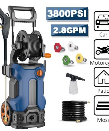 3800PSI 2.8GPM Electric Pressure Washer High Power Cleaner,Water Sprayer Machine