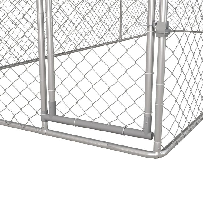 PawHut 19.7′ x 7.5′ x 7.5′ Outdoor Dog Kennel W/ Waterproof Roof - Image 9