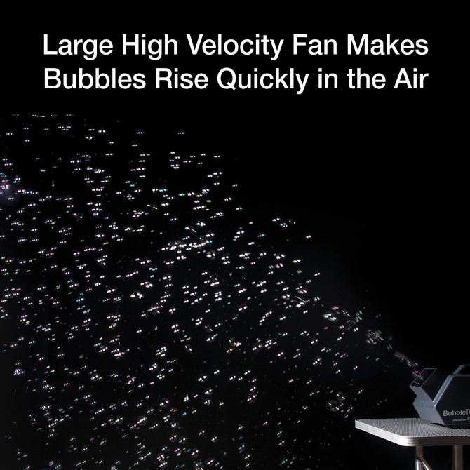 ADJ BUBBLETRON,Molded Plastic, Bubble MACHIN, Black - Image 5