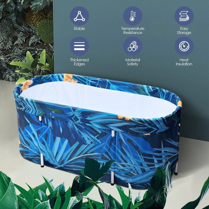 De-Stress 2023 Large Portable Folding Soaking Bathtub For Adults - Image 18
