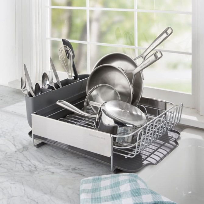 Full Size Expandable Dish-Drying Rack - Image 7