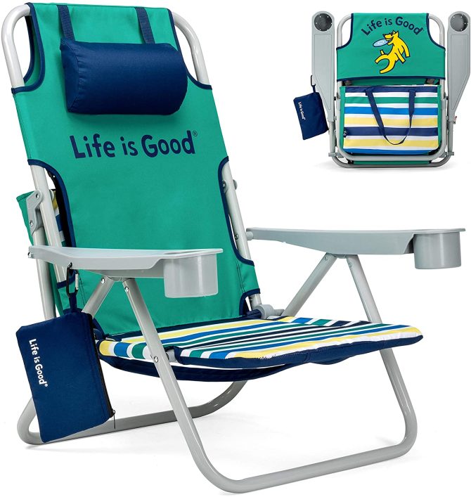 ake Blue Beach Chair, Short - Image 9