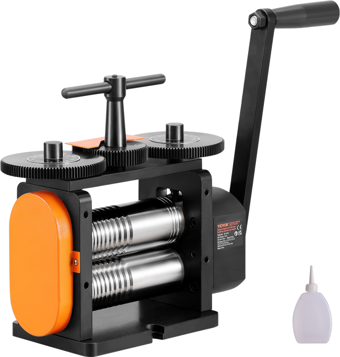 Vevor Rolling Mill Jewelry Machine 3-in-1 Multi-Function 57mm Max Width New - Image 8