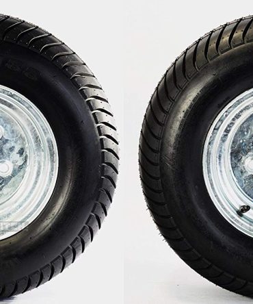 2-Pack Trailer Tire On Rim 20.5X8-10 205/65-10 20.5X8.0-10 5 Lug E Galvanized