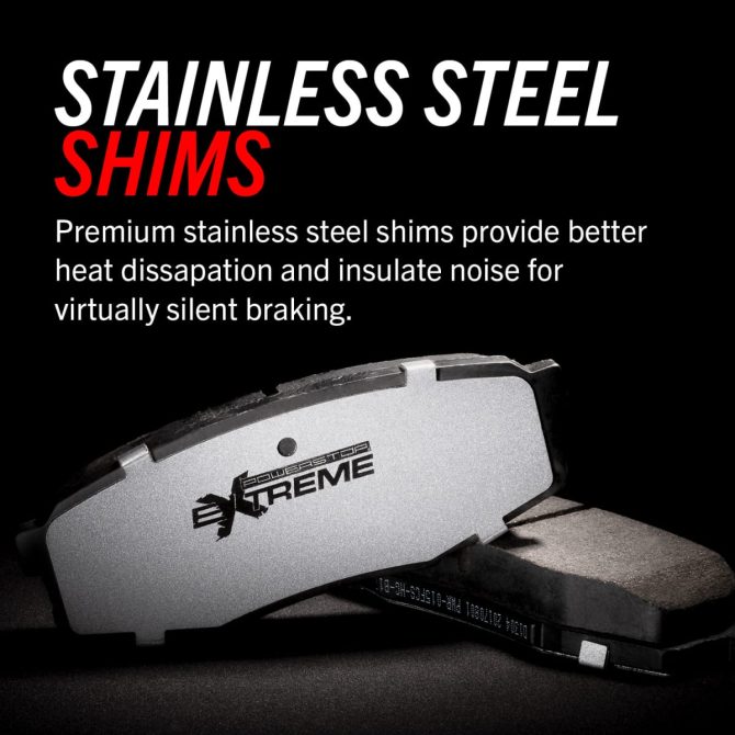 Powerstop 2011 Ram 2500 �� Front and Rear Z36 Truck Carbon-Fiber Ceramic Brake Pad and Drilled & Slotted Rotor Kit - Image 7