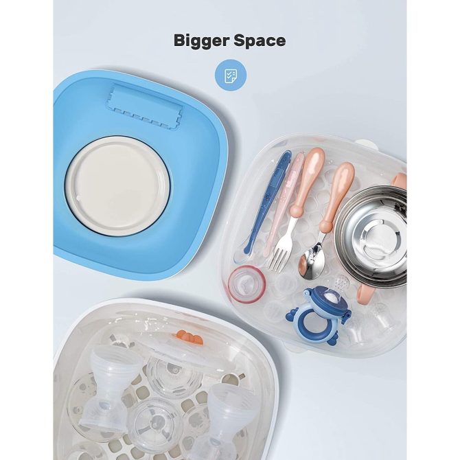 Luxury 3-In-1 Baby Bottle Steam Sterilizer And Dryer With LCD Screen - Image 11