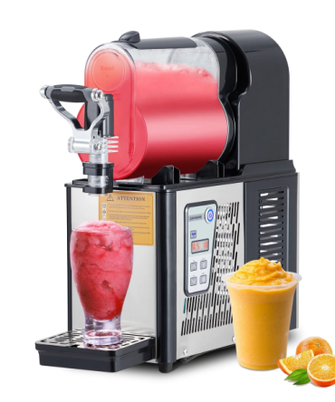 Commercial Slushie Machine 3L Stainless Steel Self-Cleaning Slushy Maker for Frozen Drinks,Snow Melting Ideal for Home,Coffee Shop,Restaurant