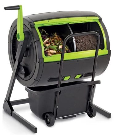 Maze 65-Gallon Compost Tumbler And Cart Combo
