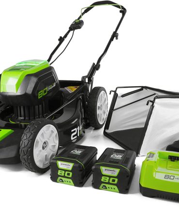 21-Inch 80V Lawn Mower, (2) 2Ah Batteries and Charger Included GLM801601