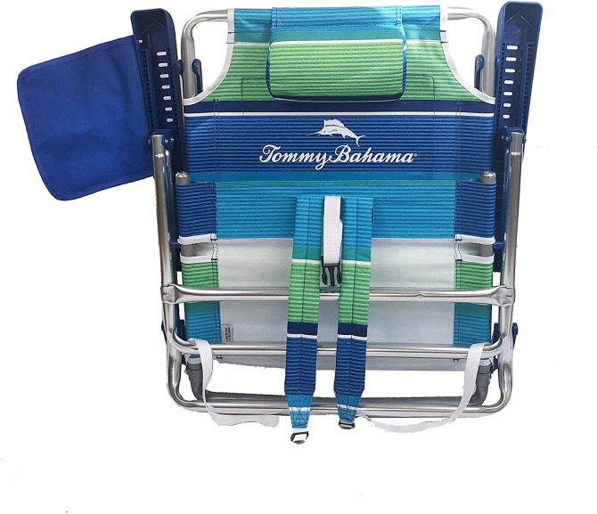 2019 2 Backpack Beach Chairs with Storage Pouch and Towel Bar - Image 7