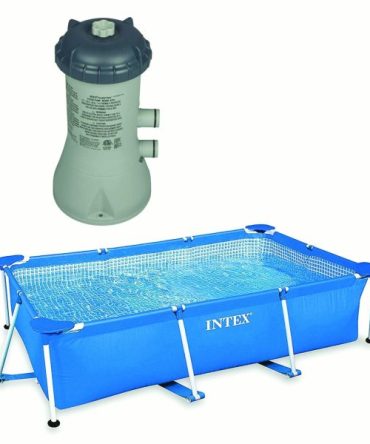 8.5 x 5.3 x 26 Frame Above Ground Swimming Pool 1000 GPH Pool Pump