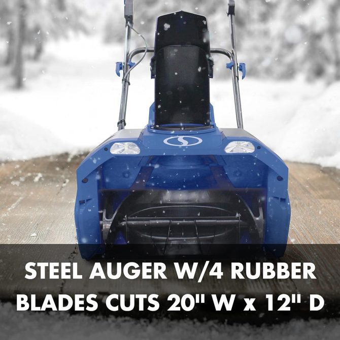 24V-X2-20SB 20-Inch 48 Cordless Snow Blower, Kit (w/2 x 24-Volt 4.0-Ah Batteries and Charger) - Image 5