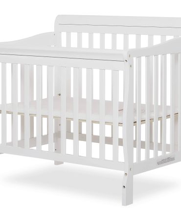 4 in 1 Aden Convertible Mini Crib White