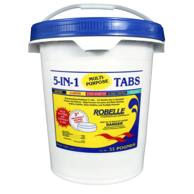 Robelle 5-in-1 Chlorine Tabs – 35 Lbs - Image 2