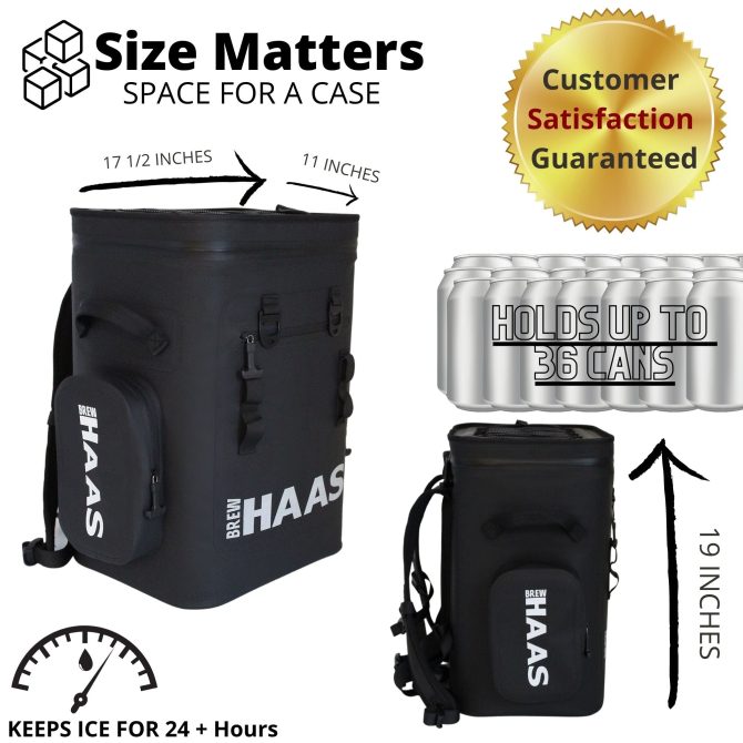 BREW HAAS Backpack Cooler THE FUELER 36 Cans - Image 13