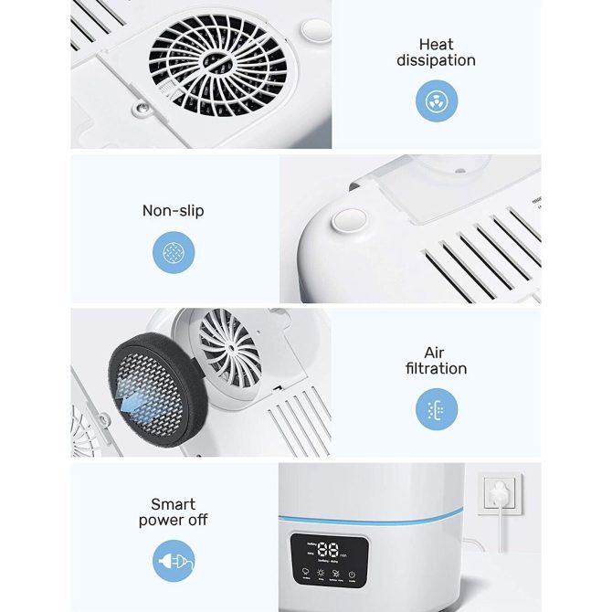 Luxury 3-In-1 Baby Bottle Steam Sterilizer And Dryer With LCD Screen - Image 12
