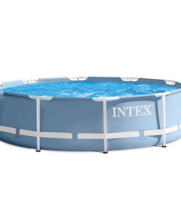 12 Feet x 30 Inches Prism Frame Above Ground Pool with 530 GPH Filter Pump