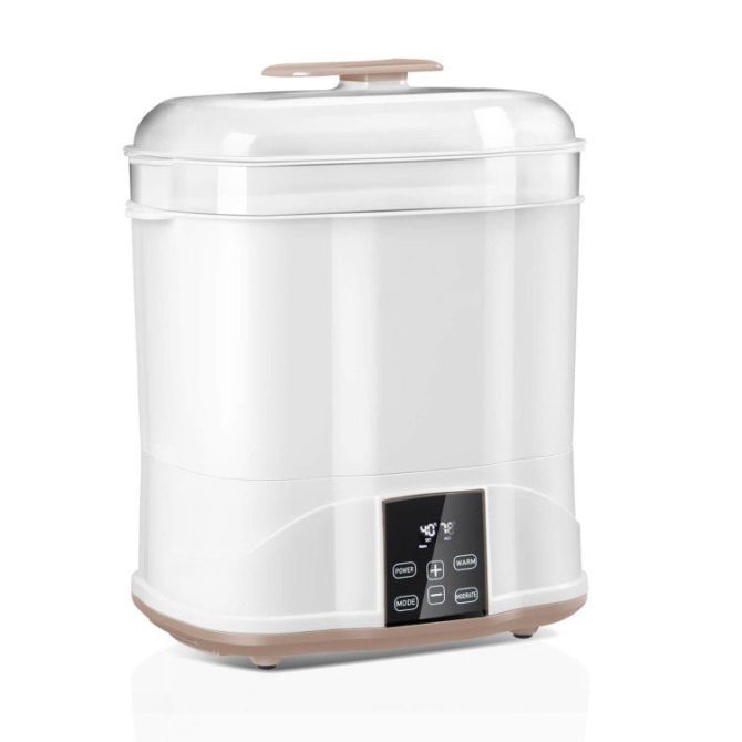 Premium 3-In-1 Baby Bottle Steam Sterilizer And Dryer With LED Monitor - Image 7