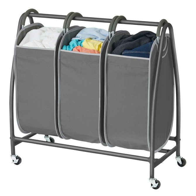Easy Access Triple Laundry Sorter - Image 5