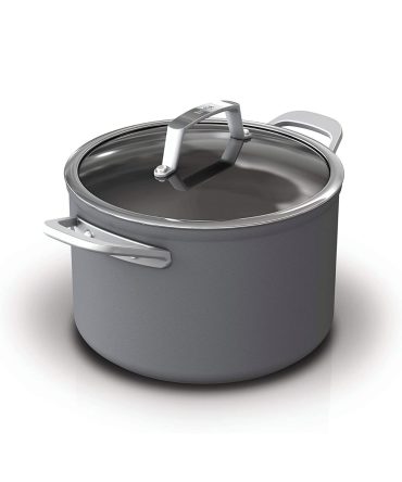 Ninja Foodi NeverStick Premium Hard-Anodized 6.5-Quart Stock Pot With Glass Lid