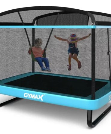 6FT Kids Recreational Trampoline W/Swing Safety Enclosure Indoor/Outdoor