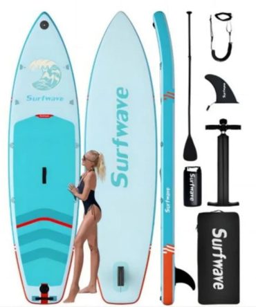 Flynama Inflatable Stand Up Paddle Board 10.66-ft Inflatable Stand Up Paddle Board