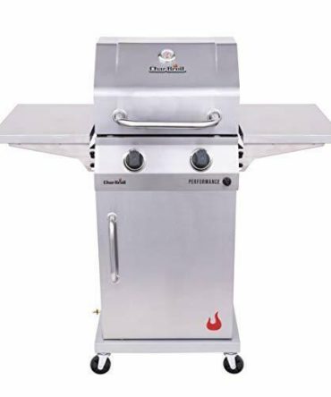 2-Burner Cabinet Style Liquid Propane Gas Grill Stainless Steel Material